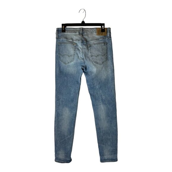 American‎ Eagle Mens Blue Light Wash Next Level Flex 5 Pocket Jeans Size 30 x 34 - Picture 2 of 10